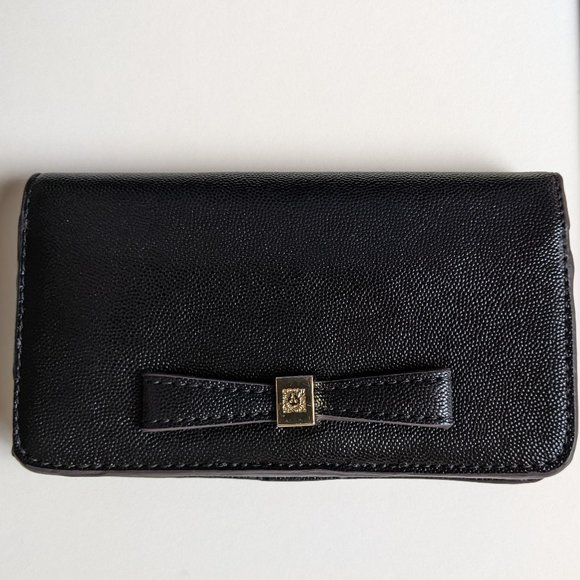 NWOT--ANNE KLEIN Black Cell Phone Wallet - Picture 1 of 11